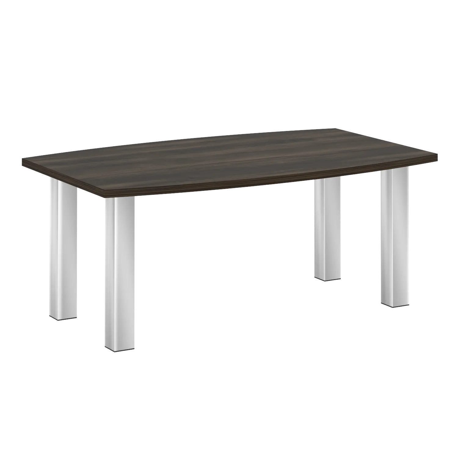 Стол переговорный (опоры - нерж.сталь) Yalta M-LT.SP-3 дуб мали